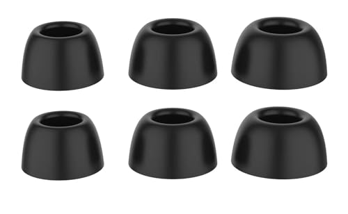 Weichflansche Ohrpolster für Kopfhörer, Ersatz für Samsung Galaxy Buds 2 Pro, schwarz von Wiki VALLEY