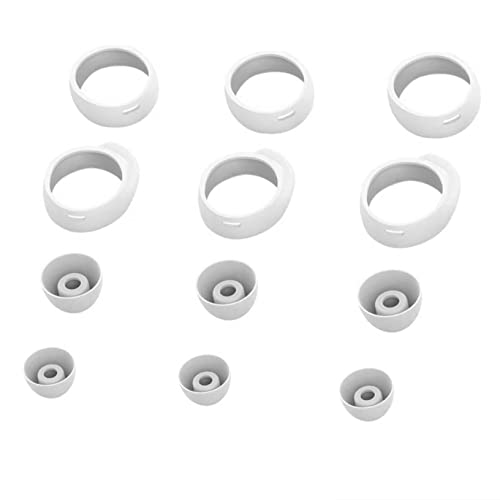 Wiki VALLEY Ohrstöpsel-Set für Galaxy Buds Plus SM-R175 Ohrhörer, rutschfeste Ohrbügel-Set, Ersatz, Silikon-Ohrstöpsel, Flügelspitzen für Samsung Galaxy Buds 2019 SM-R170, Weiß, 12-teilig Wiki VALLEY Ohrstöpsel-Set für Galaxy Buds Plus SM-R175 Ohrhörer, rutschfeste Ohrbügel-Set, Ersatz, Silikon-Ohrstöpsel, Flügelspitzen für Samsung Galaxy Buds 2019 SM-R170, Weiß, 12-teilig von Wiki VALLEY