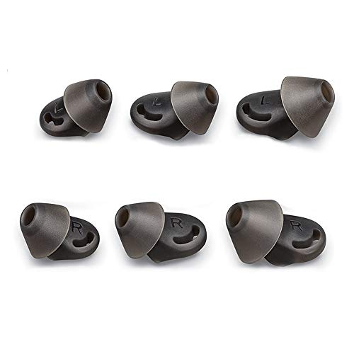 Wiki Valley Eartips for Airpods Pro and and Airpods Pro 2nd Generation with Hole for Noise Reduction Kopfhörer, 3 Paar, Schwarz von Wiki VALLEY