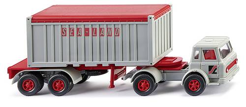 Wiking 052501 H0 LKW Modell Harvester Containersattelzug 20'  Sealand von Wiking