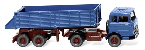 Wiking 0677 09 H0 LKW Modell Mercedes Benz Hinterkippersattelzug von Wiking