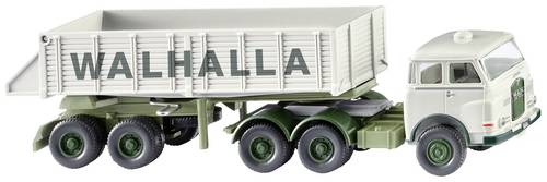 Wiking 0677 12 H0 LKW Modell MAN Hinterkippersattelzug Pausbacke Walhalla Kalk von Wiking