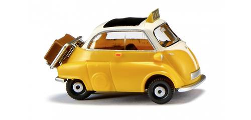 Wiking 080015 H0 PKW Modell BMW Isetta Taxi von Wiking