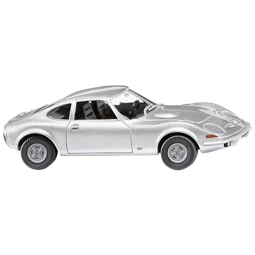 Wiking 0804 10 H0 Opel GT, Silber-metallic von Wiking