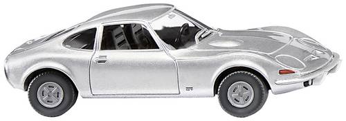 Wiking 0804 10 H0 PKW Modell Opel GT, silber-metallic von Wiking