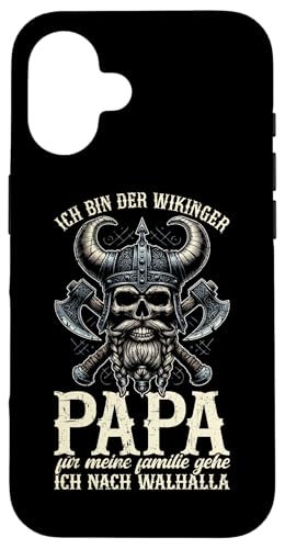 Der Wikinger Papa Nordische Mythologie Spruch Vatertag Hülle für iPhone 16 Der Wikinger Papa Nordische Mythologie Spruch Vatertag Hülle für iPhone 16 von Wikinger Papa Viking Vatertagsgeschenk Lustig