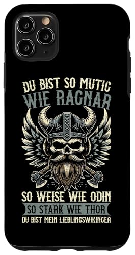 Mutig Wie Ragnar Weise Wie Odin Stark Wie Thor Viking Hülle für iPhone 11 Pro Max Mutig Wie Ragnar Weise Wie Odin Stark Wie Thor Viking Hülle für iPhone 11 Pro Max von Wikinger Papa Viking Vatertagsgeschenk Lustig