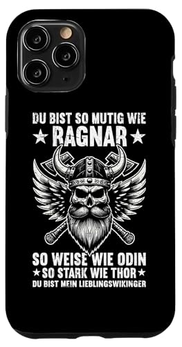 Mutig Wie Ragnar Weise Wie Odin Stark Wie Thor Viking Hülle für iPhone 11 Pro Mutig Wie Ragnar Weise Wie Odin Stark Wie Thor Viking Hülle für iPhone 11 Pro von Wikinger Papa Viking Vatertagsgeschenk Lustig
