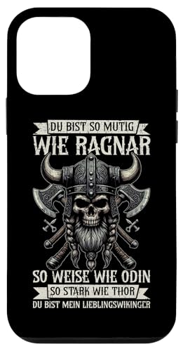 Mutig Wie Ragnar Weise Wie Odin Stark Wie Thor Wikinger Hülle für iPhone 12 mini Mutig Wie Ragnar Weise Wie Odin Stark Wie Thor Wikinger Hülle für iPhone 12 mini von Wikinger Papa Viking Vatertagsgeschenk Lustig