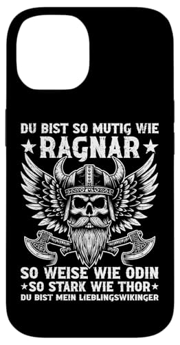 Mutig Wie Ragnar Weise Wie Odin Stark Wie Thor Wikinger Hülle für iPhone 14 Mutig Wie Ragnar Weise Wie Odin Stark Wie Thor Wikinger Hülle für iPhone 14 von Wikinger Papa Viking Vatertagsgeschenk Lustig