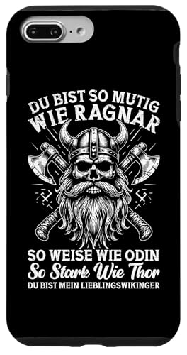 Mutig Wie Ragnar Weise Wie Odin Stark Wie Thor Wikinger Hülle für iPhone 7 Plus/8 Plus Mutig Wie Ragnar Weise Wie Odin Stark Wie Thor Wikinger Hülle für iPhone 7 Plus/8 Plus von Wikinger Papa Viking Vatertagsgeschenk Lustig