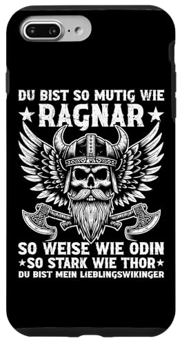 Mutig Wie Ragnar Weise Wie Odin Stark Wie Thor Wikinger Hülle für iPhone 7 Plus/8 Plus Mutig Wie Ragnar Weise Wie Odin Stark Wie Thor Wikinger Hülle für iPhone 7 Plus/8 Plus von Wikinger Papa Viking Vatertagsgeschenk Lustig