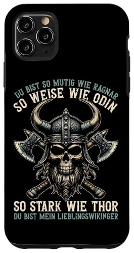 Mutig Wie Ragnar Weise Wie Odin Stark Wie Thor Wikinger Papa Hülle für iPhone 11 Pro Max Mutig Wie Ragnar Weise Wie Odin Stark Wie Thor Wikinger Papa Hülle für iPhone 11 Pro Max von Wikinger Papa Viking Vatertagsgeschenk Lustig