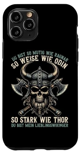 Mutig Wie Ragnar Weise Wie Odin Stark Wie Thor Wikinger Papa Hülle für iPhone 11 Pro Mutig Wie Ragnar Weise Wie Odin Stark Wie Thor Wikinger Papa Hülle für iPhone 11 Pro von Wikinger Papa Viking Vatertagsgeschenk Lustig