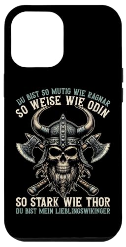 Mutig Wie Ragnar Weise Wie Odin Stark Wie Thor Wikinger Papa Hülle für iPhone 12 Pro Max Mutig Wie Ragnar Weise Wie Odin Stark Wie Thor Wikinger Papa Hülle für iPhone 12 Pro Max von Wikinger Papa Viking Vatertagsgeschenk Lustig