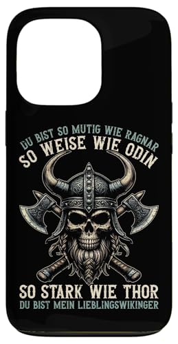 Mutig Wie Ragnar Weise Wie Odin Stark Wie Thor Wikinger Papa Hülle für iPhone 13 Pro Mutig Wie Ragnar Weise Wie Odin Stark Wie Thor Wikinger Papa Hülle für iPhone 13 Pro von Wikinger Papa Viking Vatertagsgeschenk Lustig