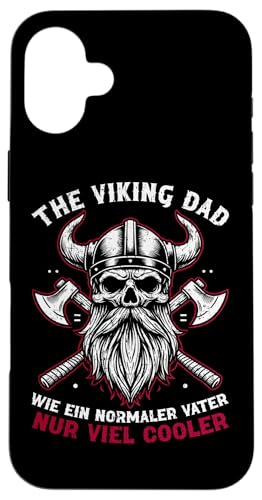 The Viking Dad Wie Ein Normaler Vater Nur Viel Cooler Hülle für iPhone 16 Plus The Viking Dad Wie Ein Normaler Vater Nur Viel Cooler Hülle für iPhone 16 Plus von Wikinger Papa Viking Vatertagsgeschenk Lustig