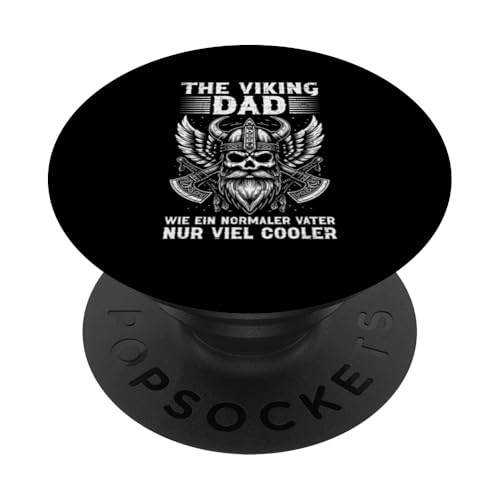 The Viking Dad Wie Ein Normaler Vater Nur Viel Cooler PopSockets Klebender PopGrip The Viking Dad Wie Ein Normaler Vater Nur Viel Cooler PopSockets Klebender PopGrip von Wikinger Papa Viking Vatertagsgeschenk Lustig