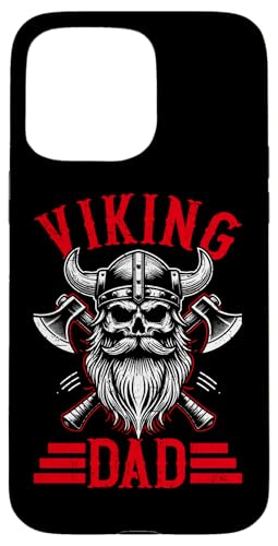 Wikinger Dad Walhalla Vatertag Spruch Nordische Mythologie Hülle für iPhone 15 Pro Max von Wikinger Papa Viking Vatertagsgeschenk Lustig