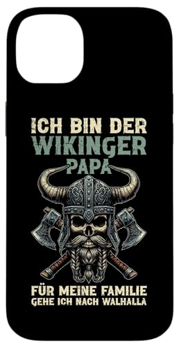 Wikinger Papa Walhalla Vatertag Spruch Nordische Mythologie Hülle für iPhone 14 Plus von Wikinger Papa Viking Vatertagsgeschenk Lustig