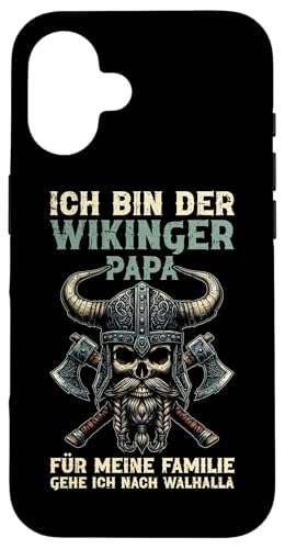 Wikinger Papa Walhalla Vatertag Spruch Nordische Mythologie Hülle für iPhone 16 Wikinger Papa Walhalla Vatertag Spruch Nordische Mythologie Hülle für iPhone 16 von Wikinger Papa Viking Vatertagsgeschenk Lustig
