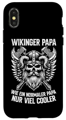 Wikinger Papa Wie Ein Normaler Papa Nur Viel Cooler Vatertag Hülle für iPhone X/XS Wikinger Papa Wie Ein Normaler Papa Nur Viel Cooler Vatertag Hülle für iPhone X/XS von Wikinger Papa Viking Vatertagsgeschenk Lustig