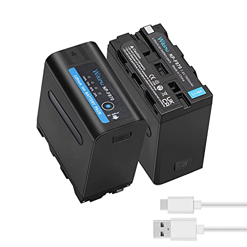 Wikinu 2X 7800mAh NP-F970 NP-F980 Akku für Sony DCR-VX2100, DSR-PD150, DSR-PD170, FDR-AX1, HDR-AX2000, HDR-FX1, HDR-FX7, NP-F960, NP-F930, NP -F950, NP-F770, NP-F750 Wikinu 2X 7800mAh NP-F970 NP-F980 Akku für Sony DCR-VX2100, DSR-PD150, DSR-PD170, FDR-AX1, HDR-AX2000, HDR-FX1, HDR-FX7, NP-F960, NP-F930, NP -F950, NP-F770, NP-F750 von Wikinu