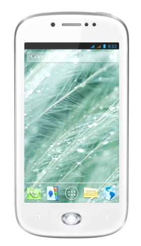 Wiko Sublim Smartphone made with Swarowski Zirconia (10,2 cm (4 Zoll) IPS, 1GHz, Dual-Core, 512MB RAM, 4GB Speicher, 5 MP Kamera, Dual-SIM) weiß von Wiko