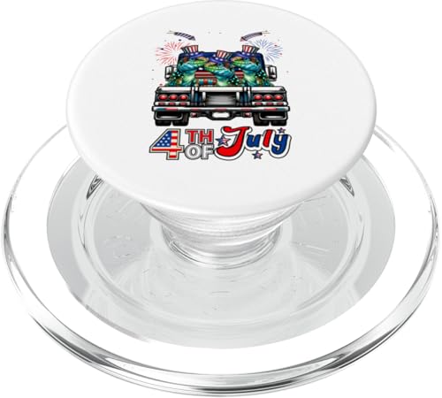 4. Juli US-Flagge Drei süße Eidechsen auf Pickup Truck PopSockets PopGrip für MagSafe 4. Juli US-Flagge Drei süße Eidechsen auf Pickup Truck PopSockets PopGrip für MagSafe von Wild Animal 4th Of July Costume