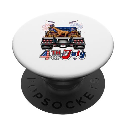 4. Juli US-Flagge Drei süße Giraffen auf Pickup Truck PopSockets Klebender PopGrip 4. Juli US-Flagge Drei süße Giraffen auf Pickup Truck PopSockets Klebender PopGrip von Wild Animal 4th Of July Costume
