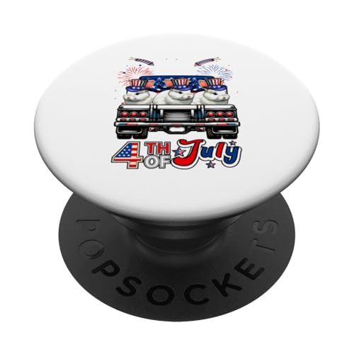 4. Juli US-Flagge Drei süße Kaninchen auf Pickup Truck PopSockets Klebender PopGrip 4. Juli US-Flagge Drei süße Kaninchen auf Pickup Truck PopSockets Klebender PopGrip von Wild Animal 4th Of July Costume