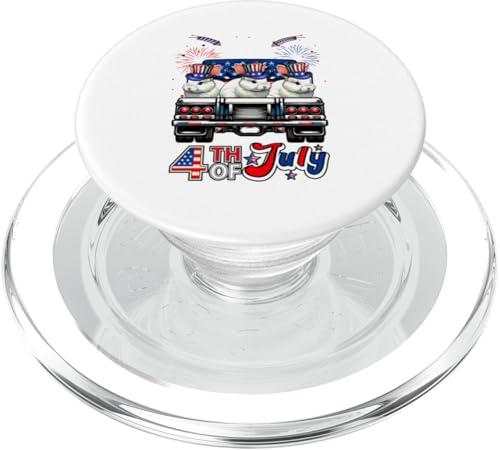 4. Juli US-Flagge Drei süße Kaninchen auf Pickup Truck PopSockets PopGrip für MagSafe 4. Juli US-Flagge Drei süße Kaninchen auf Pickup Truck PopSockets PopGrip für MagSafe von Wild Animal 4th Of July Costume