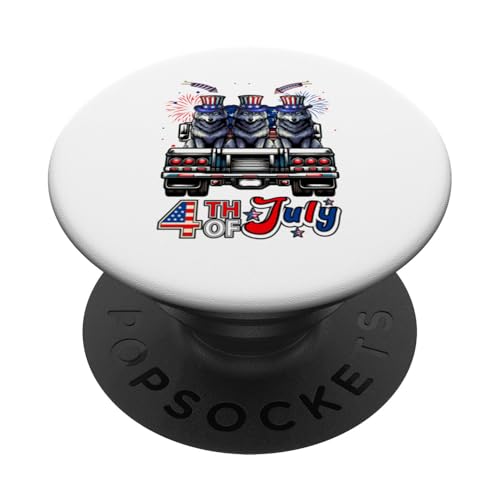4. Juli US-Flagge Drei süße Wölfe auf Pickup Truck PopSockets Klebender PopGrip 4. Juli US-Flagge Drei süße Wölfe auf Pickup Truck PopSockets Klebender PopGrip von Wild Animal 4th Of July Costume