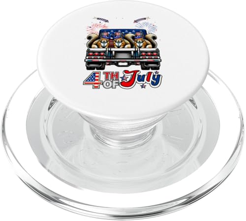 4. Juli US-Flagge drei niedliche Eichhörnchen auf Pickup Truck PopSockets PopGrip für MagSafe 4. Juli US-Flagge drei niedliche Eichhörnchen auf Pickup Truck PopSockets PopGrip für MagSafe von Wild Animal 4th Of July Costume