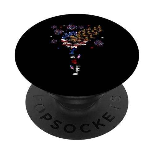 4th Of July US Flag Patriotic Cute Sunflower Bearded Dragons PopSockets Klebender PopGrip 4th Of July US Flag Patriotic Cute Sunflower Bearded Dragons PopSockets Klebender PopGrip von Wild Animal 4th Of July Costume