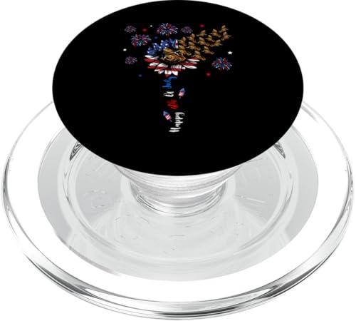 4th Of July US Flag Patriotic Cute Sunflower Bearded Dragons PopSockets PopGrip für MagSafe 4th Of July US Flag Patriotic Cute Sunflower Bearded Dragons PopSockets PopGrip für MagSafe von Wild Animal 4th Of July Costume
