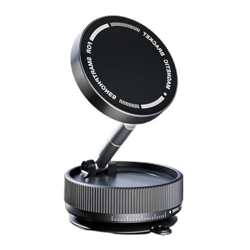 360-Degree Magnetic Dashboard Phone Holder - Smartphone Stand for Truck, Sedan, Car, Desktop, Gym Equipment, Flexible Adjustable Mount with Strong Magnet for Secure Navigation Support von WildHarmony