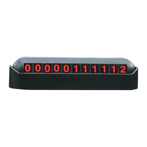 Luminous Car Phone Number Plate – Glow Parking Card with Digits, Temporary Dashboard Tag for Vehicle Communication, Windshield Display Plate, Night Visible Information Holder for Drive Luminous Car Phone Number Plate – Glow Parking Card with Digits, Temporary Dashboard Tag for Vehicle Communication, Windshield Display Plate, Night Visible Information Holder for Drive von WildHarmony