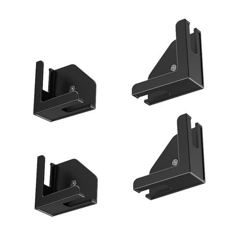 Tablet Wall Stand - Secure Mounting Bracket for eReader, Mobile Devices | Space-Saving Organizer für Badezimmer, Gym, Studio, Bedside, Entryway, Adjustable Hands - Display Cradle for Home von WildHarmony