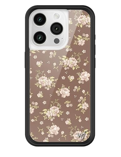 Wildflower Hüllen - Braun Floral iPhone 15 Pro Hülle von Wildflower Cases