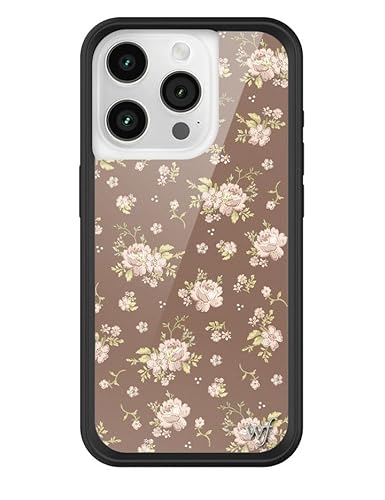 Wildflower Hüllen - Braun Floral iPhone 15 Pro Hülle von Wildflower