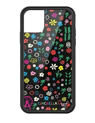 Wildflower Limited Edition Hüllen kompatibel mit iPhone 11 Pro (Coachella | Schwarz) von Wildflower