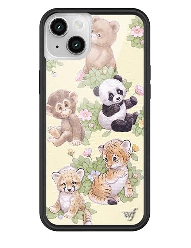 Wildflower Schutzhülle für iPhone 14 Plus, limitierte Auflage, Safari Babies von Wildflower