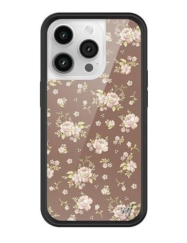 Wildflower Hüllen - Braun Floral iPhone 14 Pro Hülle von Wildflower