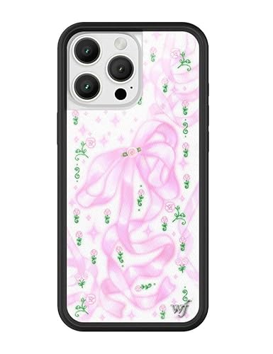 Wildflower Schutzhüllen – Bänder und Rosetten, kompatibel mit Apple iPhone 16 Pro Max, Pink Sparkle, beliebt, ästhetisch, niedlich, trendig, schützender schwarzer Stoßfänger, 1,2 m Fallzertifiziert, Wildflower Schutzhüllen – Bänder und Rosetten, kompatibel mit Apple iPhone 16 Pro Max, Pink Sparkle, beliebt, ästhetisch, niedlich, trendig, schützender schwarzer Stoßfänger, 1,2 m Fallzertifiziert, von Wildflower
