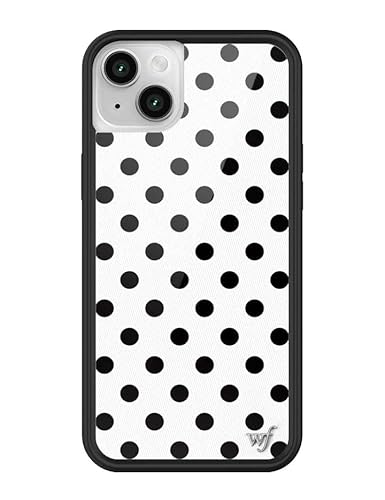 Wildflower Schutzhüllen – kompatibel mit Apple iPhone 13/14, schützender schwarzer Stoßfänger, 1,2 m Falltest-zertifiziert, Kleinunternehmen in Frauenbesitz, gepunktet, Weiß und Schwarz, Punkte Wildflower Schutzhüllen – kompatibel mit Apple iPhone 13/14, schützender schwarzer Stoßfänger, 1,2 m Falltest-zertifiziert, Kleinunternehmen in Frauenbesitz, gepunktet, Weiß und Schwarz, Punkte von Wildflower