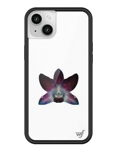 Wildflower Schutzhüllen – kompatibel mit Apple iPhone 14 Plus, schützender schwarzer Stoßfänger, 122 cm Falltest-zertifiziert, für kleine Unternehmen in Frauenbesitz, weiße Orchidee, violette Blume Wildflower Schutzhüllen – kompatibel mit Apple iPhone 14 Plus, schützender schwarzer Stoßfänger, 122 cm Falltest-zertifiziert, für kleine Unternehmen in Frauenbesitz, weiße Orchidee, violette Blume von Wildflower