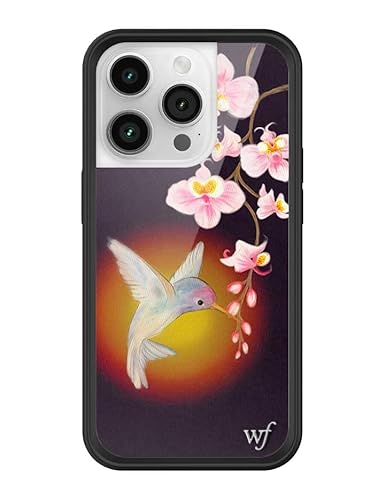 Wildflower Schutzhüllen – kompatibel mit Apple iPhone 14 Pro, schützender schwarzer Stoßfänger, 122 cm Falltest-zertifiziert, für kleine Unternehmen, Kolibri – Vogel, Natur, Rosa, Blumenmuster Wildflower Schutzhüllen – kompatibel mit Apple iPhone 14 Pro, schützender schwarzer Stoßfänger, 122 cm Falltest-zertifiziert, für kleine Unternehmen, Kolibri – Vogel, Natur, Rosa, Blumenmuster von Wildflower