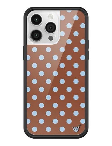 Wildflower Schutzhüllen – kompatibel mit Apple iPhone 14 Pro Max, schützender schwarzer Stoßfänger, 1,2 m Falltest-zertifiziert, Kleinunternehmen im Besitz von Frauen, gepunktet, Braun und Blau Wildflower Schutzhüllen – kompatibel mit Apple iPhone 14 Pro Max, schützender schwarzer Stoßfänger, 1,2 m Falltest-zertifiziert, Kleinunternehmen im Besitz von Frauen, gepunktet, Braun und Blau von Wildflower