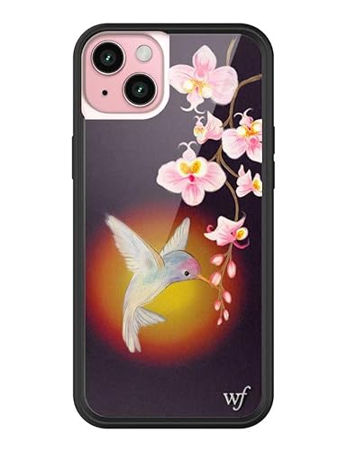 Wildflower Schutzhüllen – kompatibel mit Apple iPhone 15 Plus, schützender schwarzer Stoßfänger, 122 cm Falltest-zertifiziert, Kleinunternehmen, Kolibri – Vogel, Natur, Rosa, Blumenmuster, ästhetisch Wildflower Schutzhüllen – kompatibel mit Apple iPhone 15 Plus, schützender schwarzer Stoßfänger, 122 cm Falltest-zertifiziert, Kleinunternehmen, Kolibri – Vogel, Natur, Rosa, Blumenmuster, ästhetisch von Wildflower